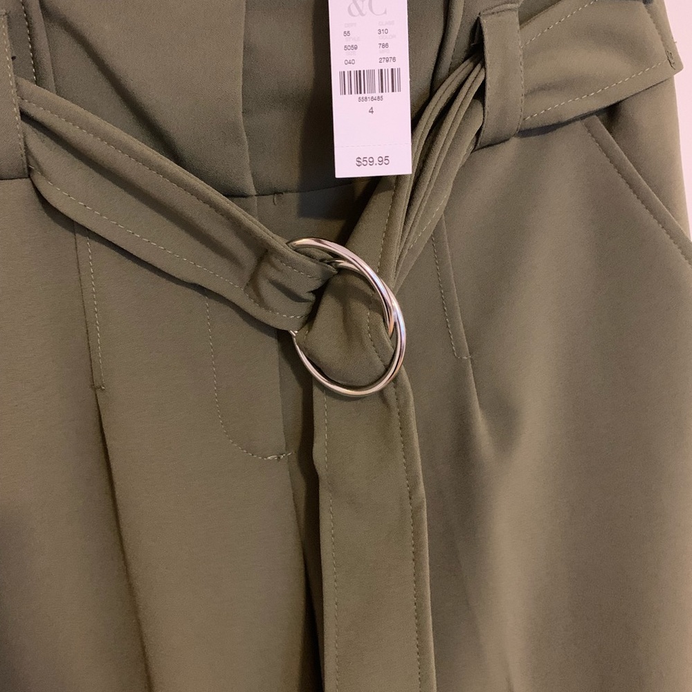 New York & Company Green wide leg pants